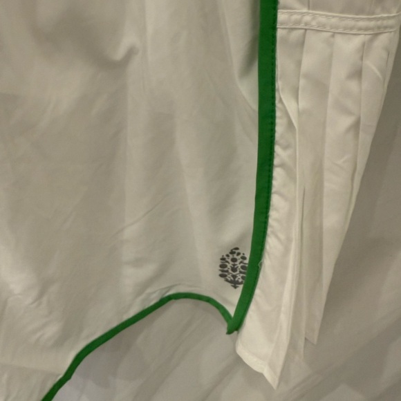 Free People white and green Tennis shorts onesie sz large - Picture 8 of 8